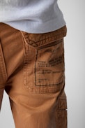 Kinderhose Theo - Kinderhose aus cognacfarbener Baumwolle