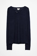 Monastir Men’s Sweater - Merino wool Henley sweater