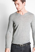 Monastir Men’s Sweater - Merino wool Henley sweater