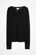 Herrenpullover Monastir  - Pullover aus Merinowolle mit Henley-Ausschnitt