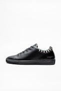 Fred Men Spike Sneakers - Low-slung leather sneakers