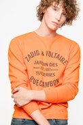 Scott Patch sweatshirt - Cotton slogan sweatshirt
