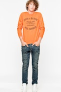Scott Patch sweatshirt - Cotton slogan sweatshirt