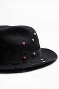 Alabama Coeur Hat - Women’s black wool hat