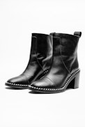 Bottines Crome Low - Bottines à talons femme en cuir