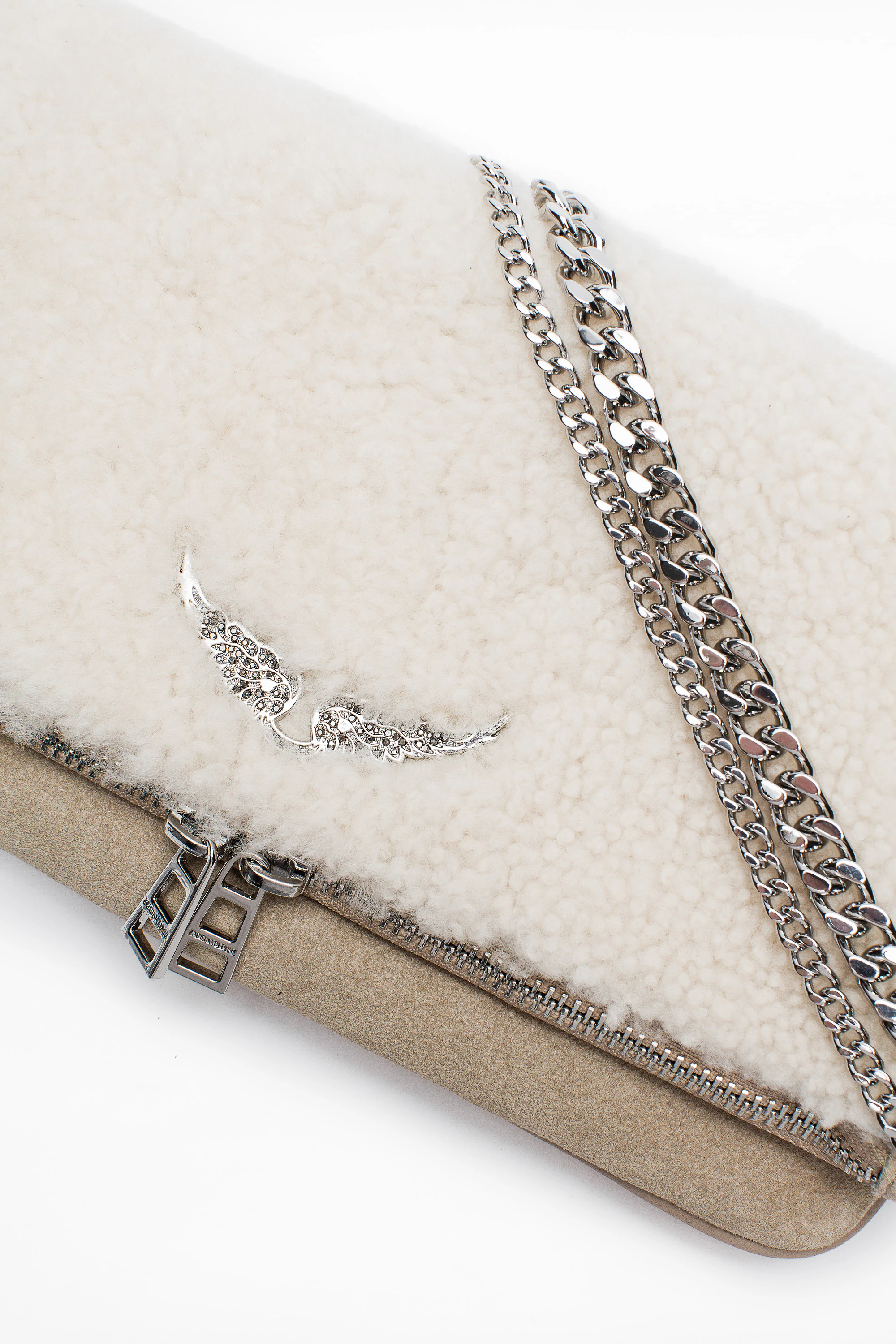 pochette rock shearling