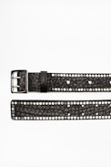 Starlight Coeur Belt - Women’s black leather belt