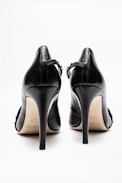 Cover Pumps - Women’s black leather pumps