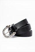 Atomic Belt - Women’s black leather belt