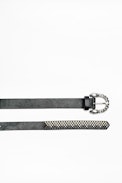 Atomic Belt - Women’s black leather belt