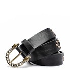 Fauve Belt - Women’s black leather belt