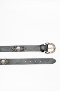 Fauve Belt - Women’s black leather belt
