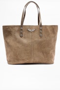 Sac Mick Suede - Sac cabas femme en cuir suédé