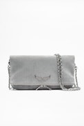 Rock Suede Bag - Women’s suede clutch