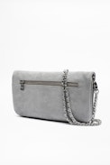 Rock Suede Bag - Women’s suede clutch
