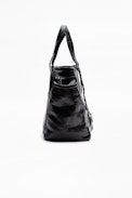 Sac Bianca - Sac cabas noir femme en cuir