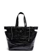 Sac Bianca - Sac cabas noir femme en cuir