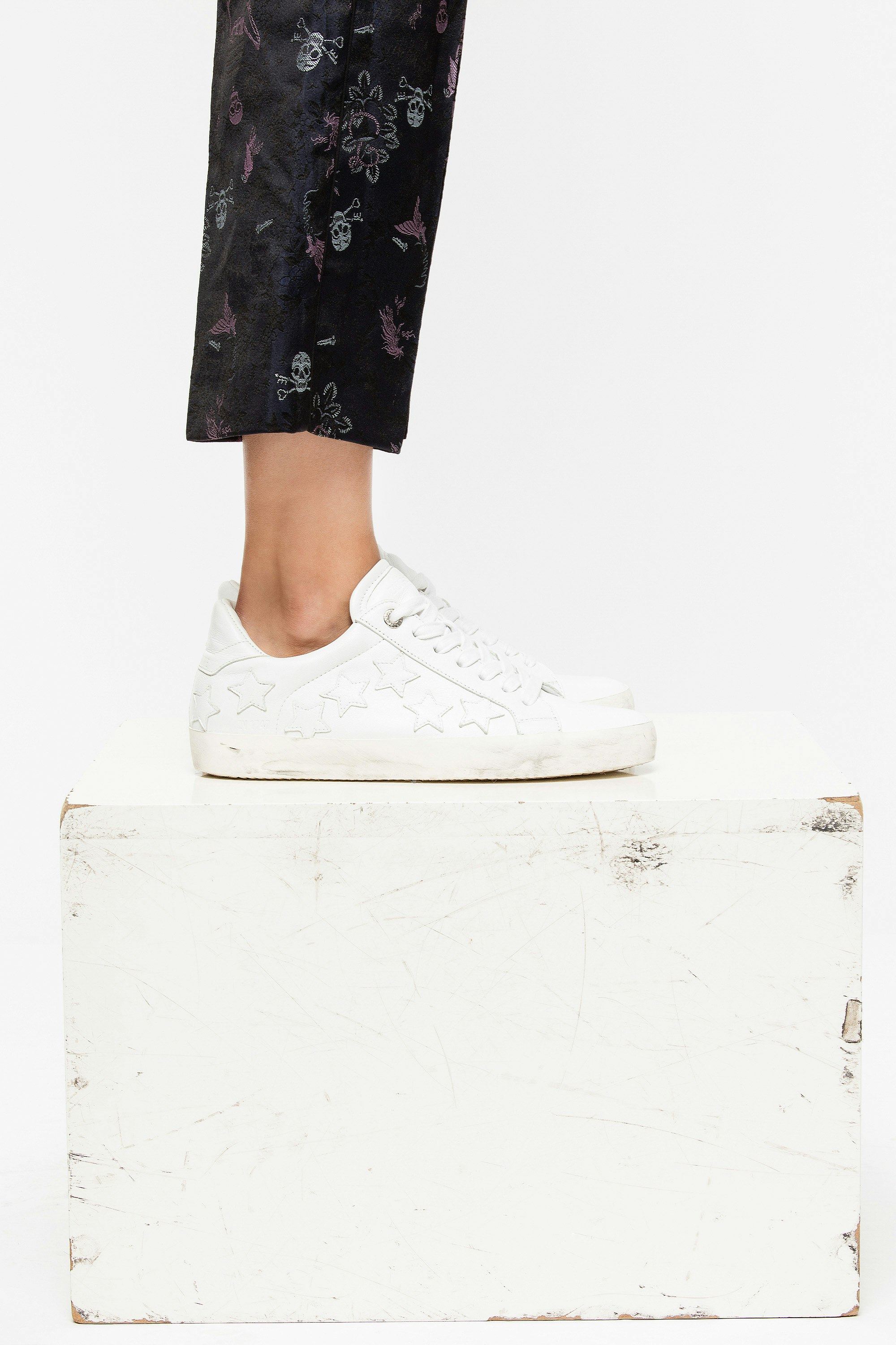 zadig & voltaire white sneakers