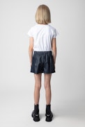 Pax Simili Leather Short - Girls' smooth leather shorts.