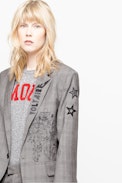 Venom Prince Jacket - Women’s jacket with glen plaid motif