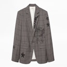 Venom Prince Jacket - Women’s jacket with glen plaid motif
