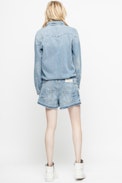 Combinaison Coxi Use - Combi-short en jean femme