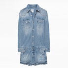Combinaison Coxi Use - Combi-short en jean femme