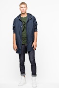 Parka Kart Tech - Men’s navy blue parka