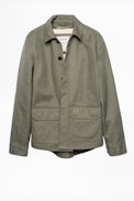 Blake Army Coat - Men’s khaki jacket