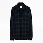 Tacklo Check Coat - Men’s checked overshirt