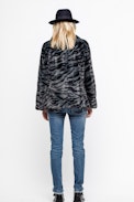 Miles Tiger Coat - Women’s faux fur coat
