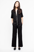 City Pants - Women’s black jumpsuit