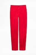 Hose Patrick - Rote Herren-Chinohose