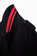 Max Coat - Men’s black pea jacket.