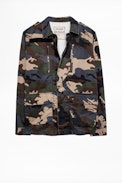 Kido Camou Coat - Men’s khaki blouson