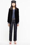 Volly Velours Jacket - Women’s black jacket