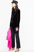 Volly Velours Jacket - Women’s black jacket