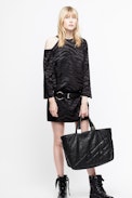 Richa Jac Tigre Silk Dress - Women’s black silk dress