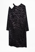 Richa Jac Tigre Silk Dress - Women’s black silk dress