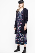 Robe Roux Print Tatoo - Robe noire femme