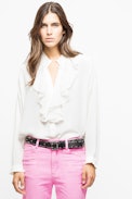 Tamacco Silk Shirt - Women’s white silk shirt