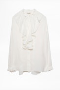 Tamacco Silk Shirt - Women’s white silk shirt