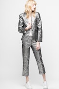 Posh Jac Metal Pants - Women’s suit pants
