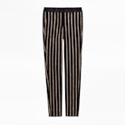 Prune Stripes Pants - Men’s grey suit pants