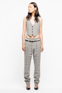 Pantalon Pina Car - Pantalon femme à carreaux