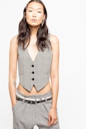 Pantalon Pina Car - Pantalon femme à carreaux
