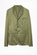 Jacke Valli Tech - Khakifarbene Herrenjacke
