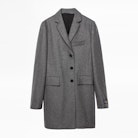 Mark Wool Coat - Men’s long grey coat