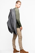 Mark Wool Coat - Men’s long grey coat