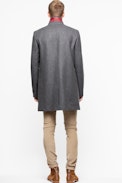 Mark Wool Coat - Men’s long grey coat